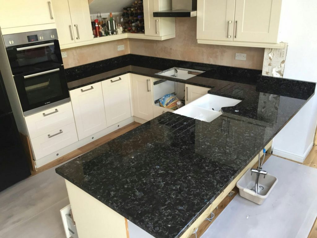 volga blue granite worktops