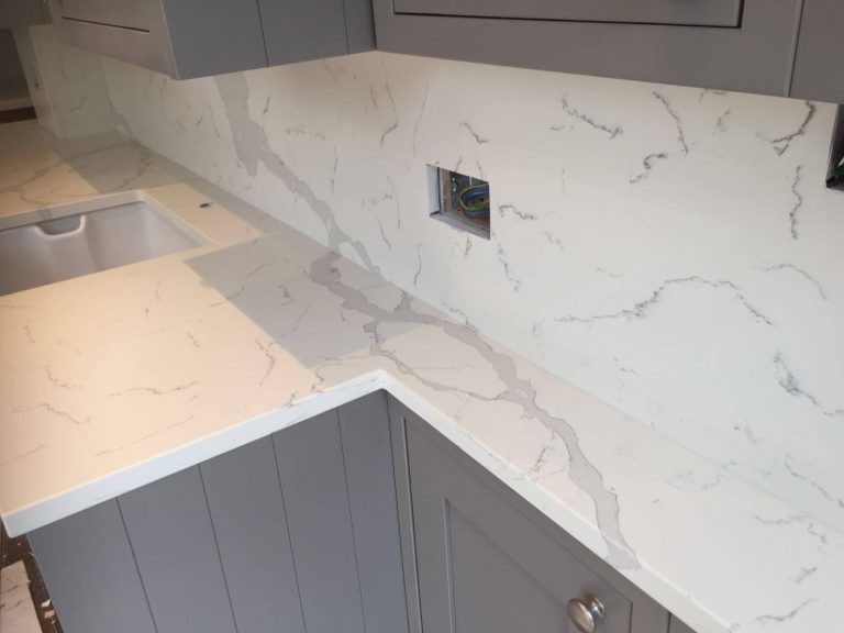 urban quartz calacutta kitchen worktops