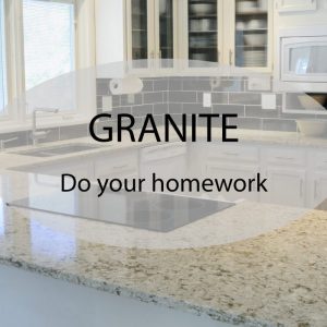 granite worktops do your homework