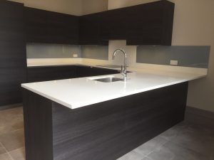 ral7070 coloured glass splashbacks