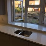 crema pura urban quartz kitchen worktops installed