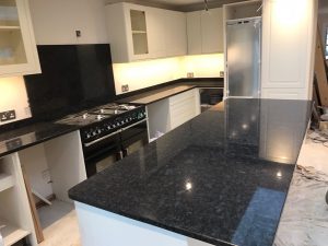 steel grey granite worktops