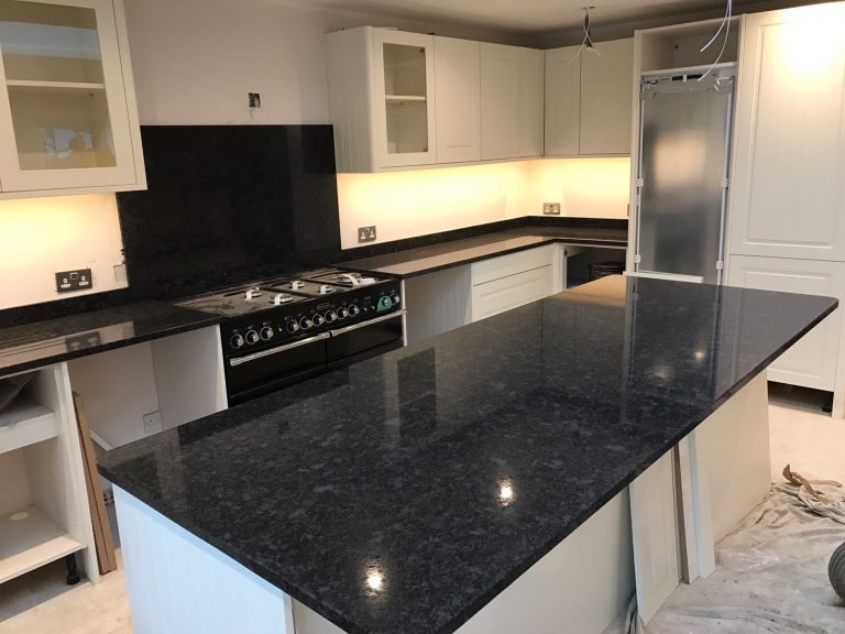 steel grey granite worktops