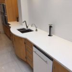 bianco minerale urban quartz worktops installed