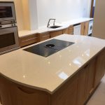 bianco minerale urban quartz worktops installed