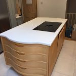 bianco minerale urban quartz worktops installed