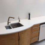 bianco minerale urban quartz worktops installed