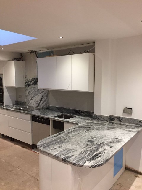worktop kitchen how cover to Ltd Co Granite Rock and Cosmic White worktop kitchen how cover to Ltd Co Granite Rock and Cosmic White
