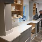 bianco puro white quartz upstands and worktops