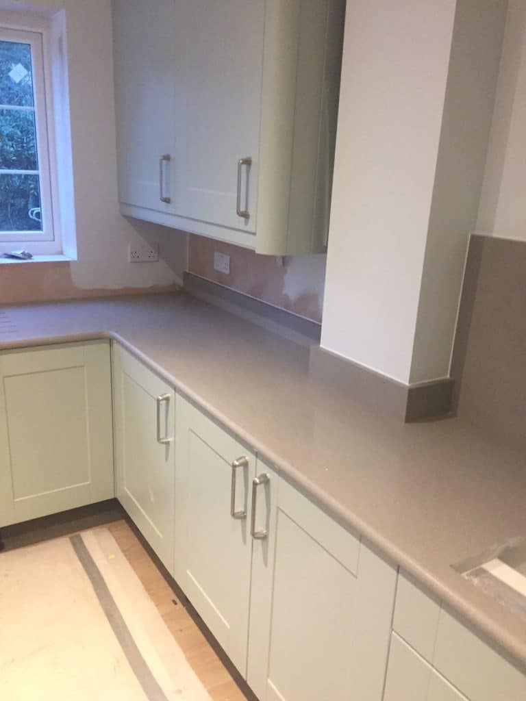 crema stella cream starlight urban quartz kitchen worktops and upstands