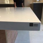 bianco marmo suprema quartz worktops installed in potters bar