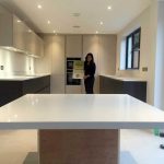 bianco marmo suprema quartz worktops installed in potters bar