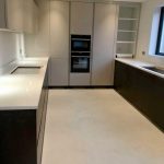 bianco marmo suprema quartz worktops installed in potters bar