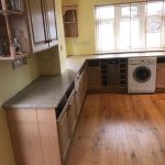 caffe magnifico urban quartz worktops installed with brown traditional kitchen