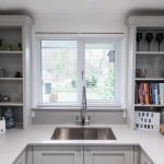 grigio chiaro pura quartz worktops in grey traditional kitchen