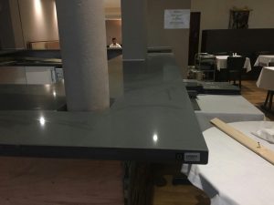 grigio scuro pura urban quartz bar area worktops