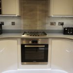 grigio medio stella quartz worktops installed in stevenage with gloss white wren kitchen