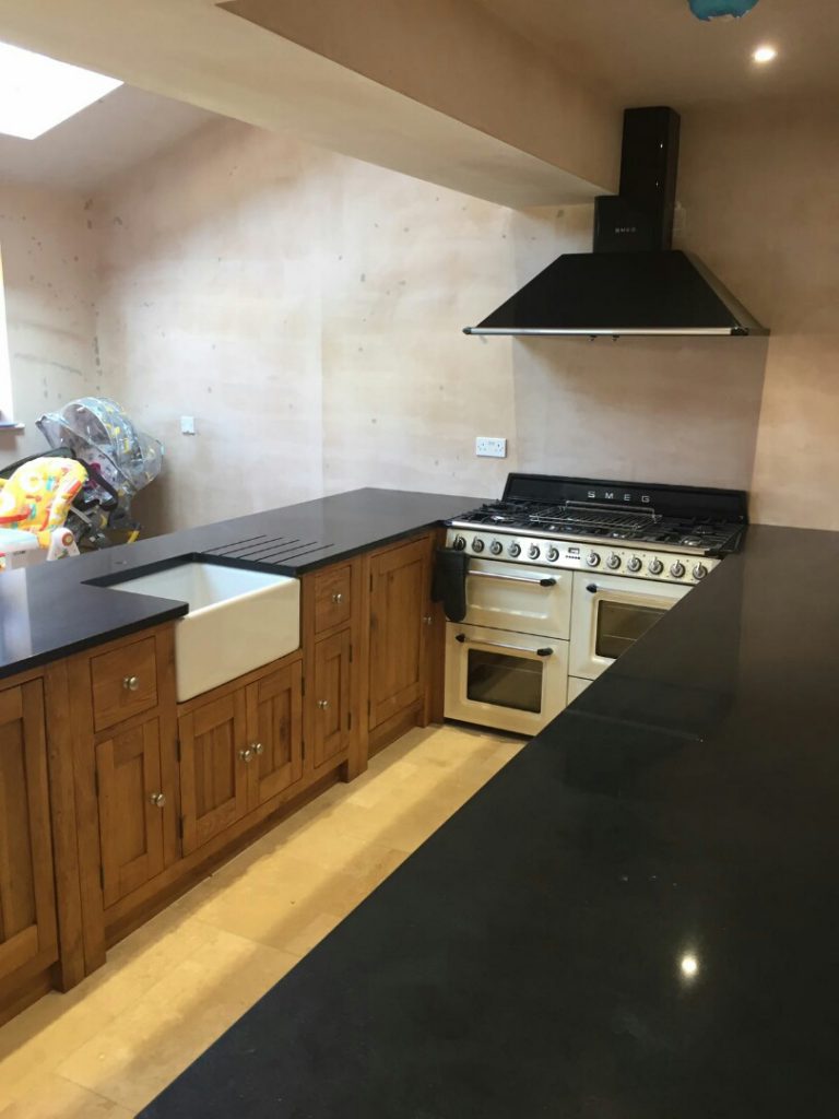nero de lusso black quartz worktops