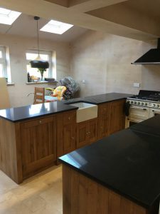 nero de lusso black quartz worktops