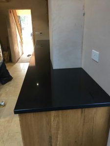 nero de lusso black quartz worktops