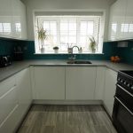 grigio medio stella quartz worktops in white kitchen