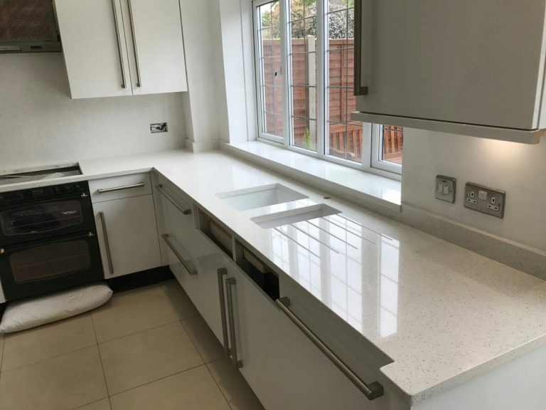 bianco stella white starlight quartz worktops hemel hempstead