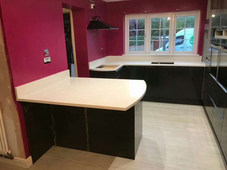 bianco stella white starlight quartz worktops harlow essex