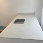 carrera quartz worktops in white kitchen wandsworth london by rockandco