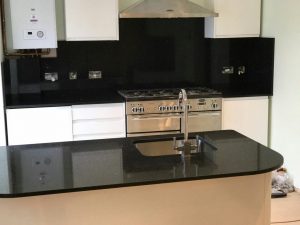 nero stella black starlight quartz worktops