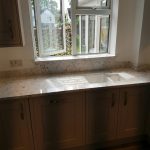 strapazzate urban quartz worktops in traditional cream kitchen