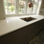 bianco marmo suprema quartz worktop installation before and after