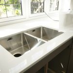 bianco marmo suprema quartz worktop installation before and after