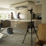 bianco marmo suprema quartz worktop installation before and after