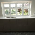 bianco marmo suprema quartz worktop installation before and after