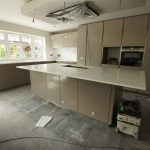 bianco marmo suprema quartz worktop installation before and after