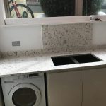 bianco foresta and rosso stella quartz worktops