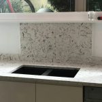 bianco foresta and rosso stella quartz worktops