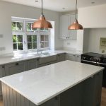 carrera white quartz worktops