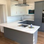 carrera white quartz worktops