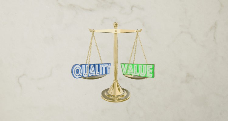 quality vs value