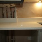 bianco stella white starlight quartz worktops installation rock and co