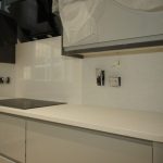 bianco stella white starlight quartz worktops installation rock and co