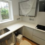 bianco stella white starlight quartz worktops installation rock and co