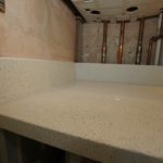 bianco stella white starlight quartz worktops installation rock and co