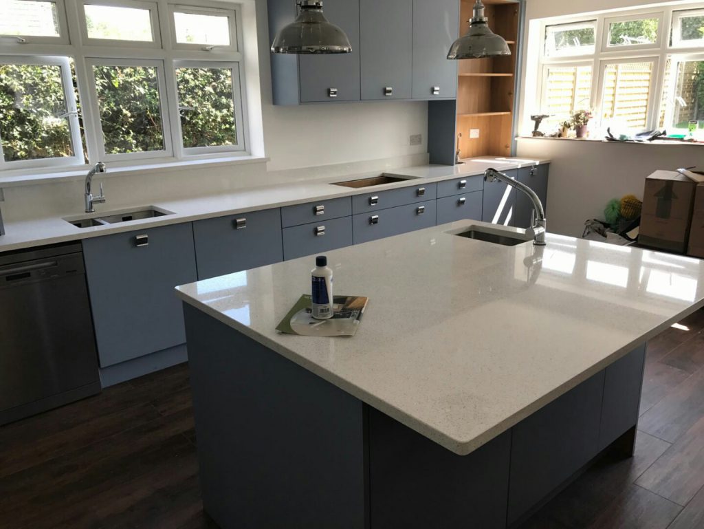 bianco stella white starlight quartz worktops rockandco