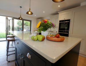 london grey carrera quartz worktops harpenden