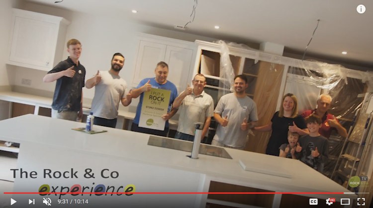 london grey carrera quartz installation video