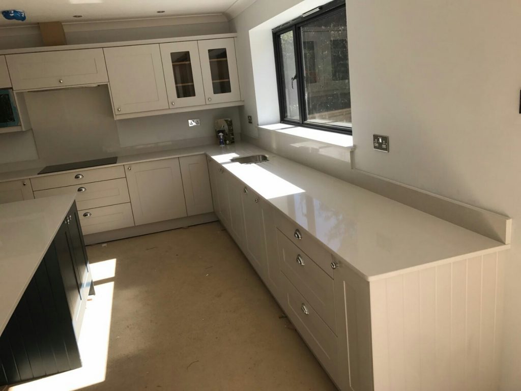 bianco de lusso quartz worktops brookmans park