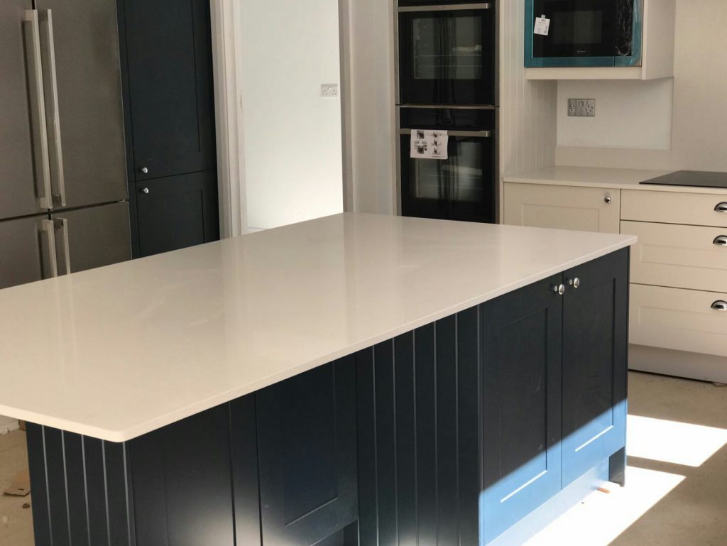 bianco de lusso quartz worktops brookmans park