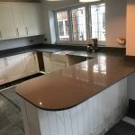 grigio medio stella quartz worktops in kitchen